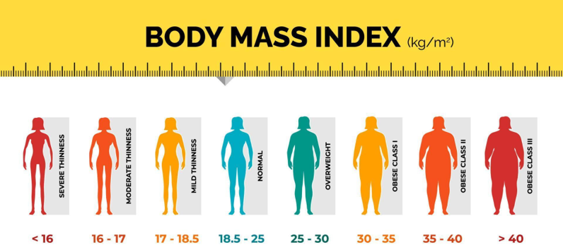 Typical BMI ranges